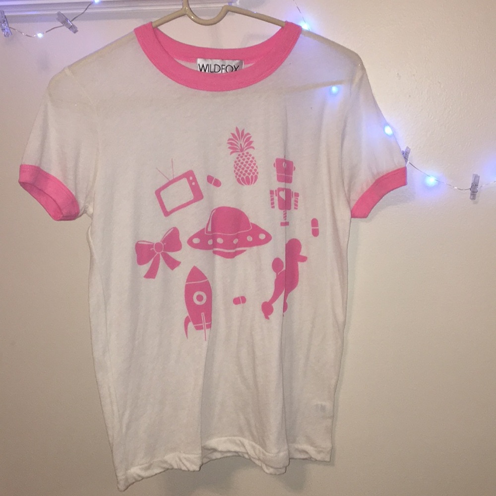 Wild fox graphic T-shirt